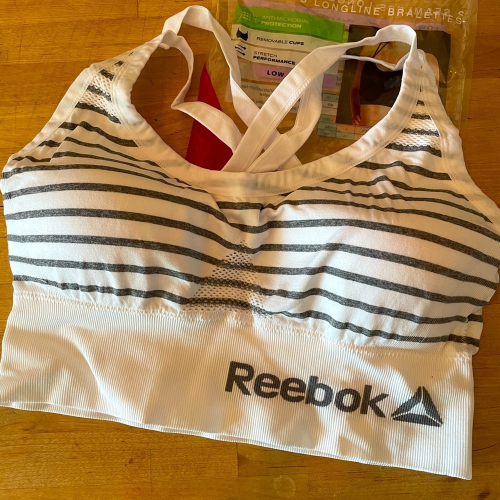 Reebok Seamless Longline Bralette (Size L)